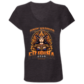 Pinay Warrior Filipina Ladies' Jersey V-Neck T-Shirt