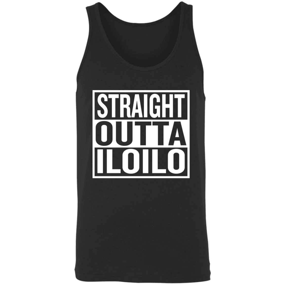 Straight Outta Iloilo Unisex Cotton Tank Top