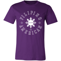Filipino American White Sun Unisex Jersey T-Shirt