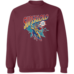 Super Lolo To The Rescue Unisex Crewneck Pullover Sweatshirt