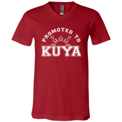 Promoted To Kuya Unisex Jersey V-Neck T-Shirt