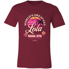 Worlds Greatest Lola Unisex Jersey T-Shirt
