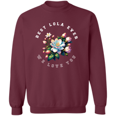 Best Lola Ever Unisex Crewneck Pullover Sweatshirt