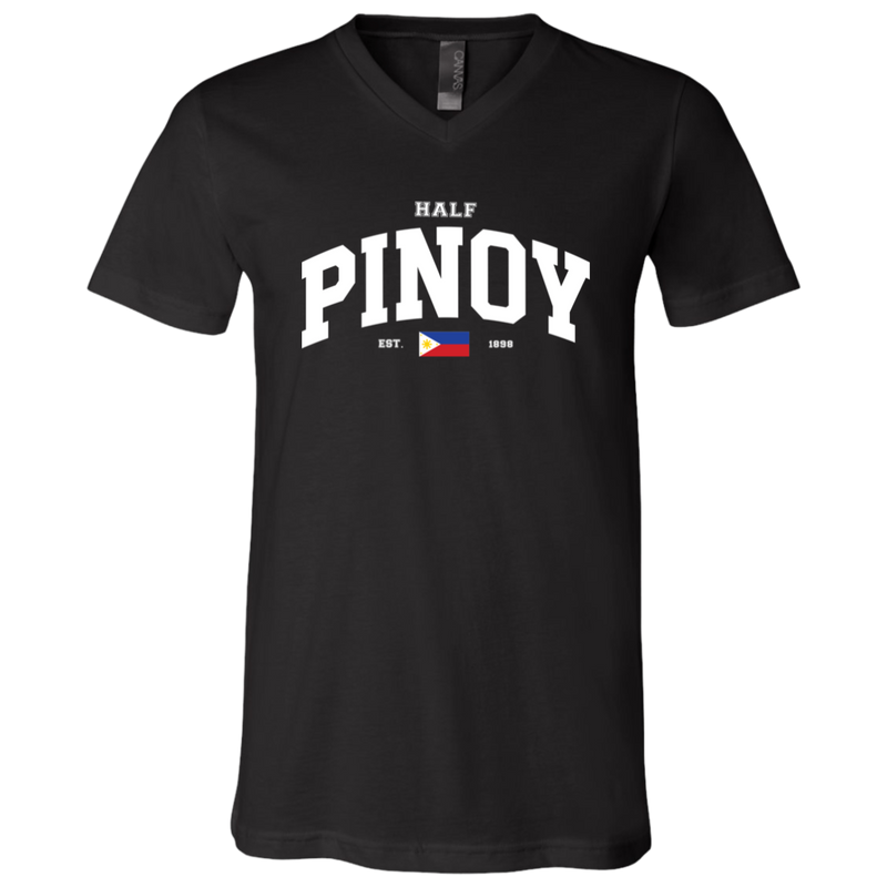 Half Pinoy Unisex Jersey V-Neck T-Shirt
