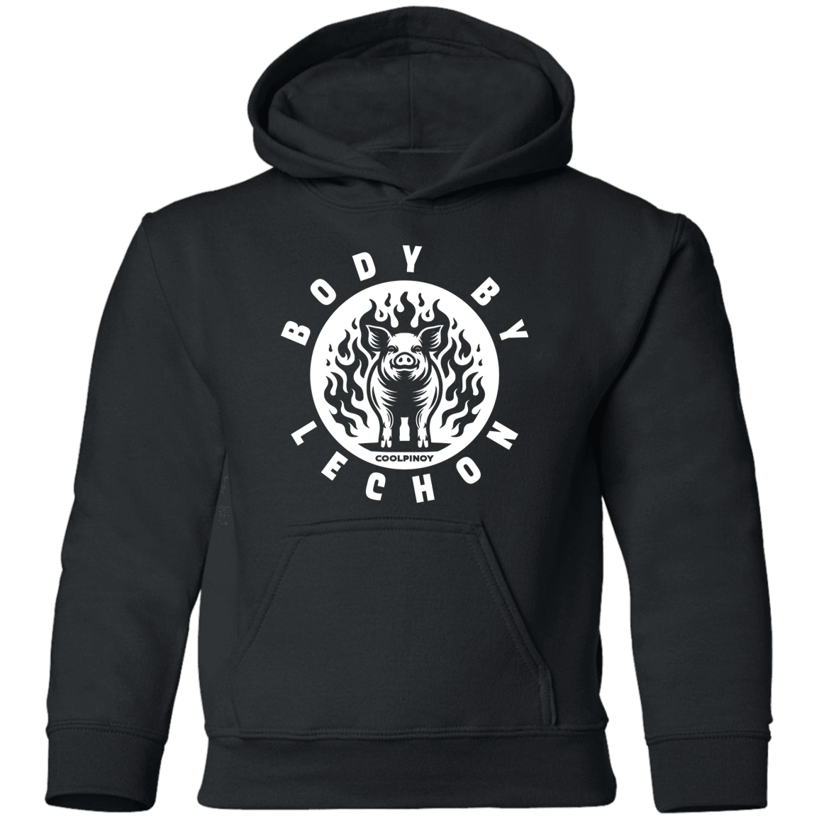 Body By Lechon Circle Youth Pullover Hoodie