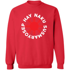 Hay Naku Susmaryosep Red Sun Unisex Crewneck Pullover Sweatshirt