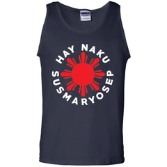 Hay Naku Susmaryosep Red Sun Cotton Tank Top