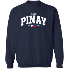 Half Pinay Unisex Crewneck Pullover Sweatshirt