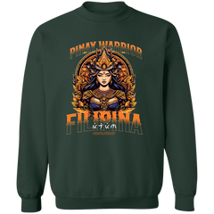 Pinay Warrior Filipina Unisex Crewneck Pullover Sweatshirt