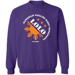 Matalino Mapagmahal Lolo Unisex Crewneck Pullover Sweatshirt