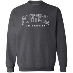 Punyeta University Unisex Crewneck Pullover Sweatshirt