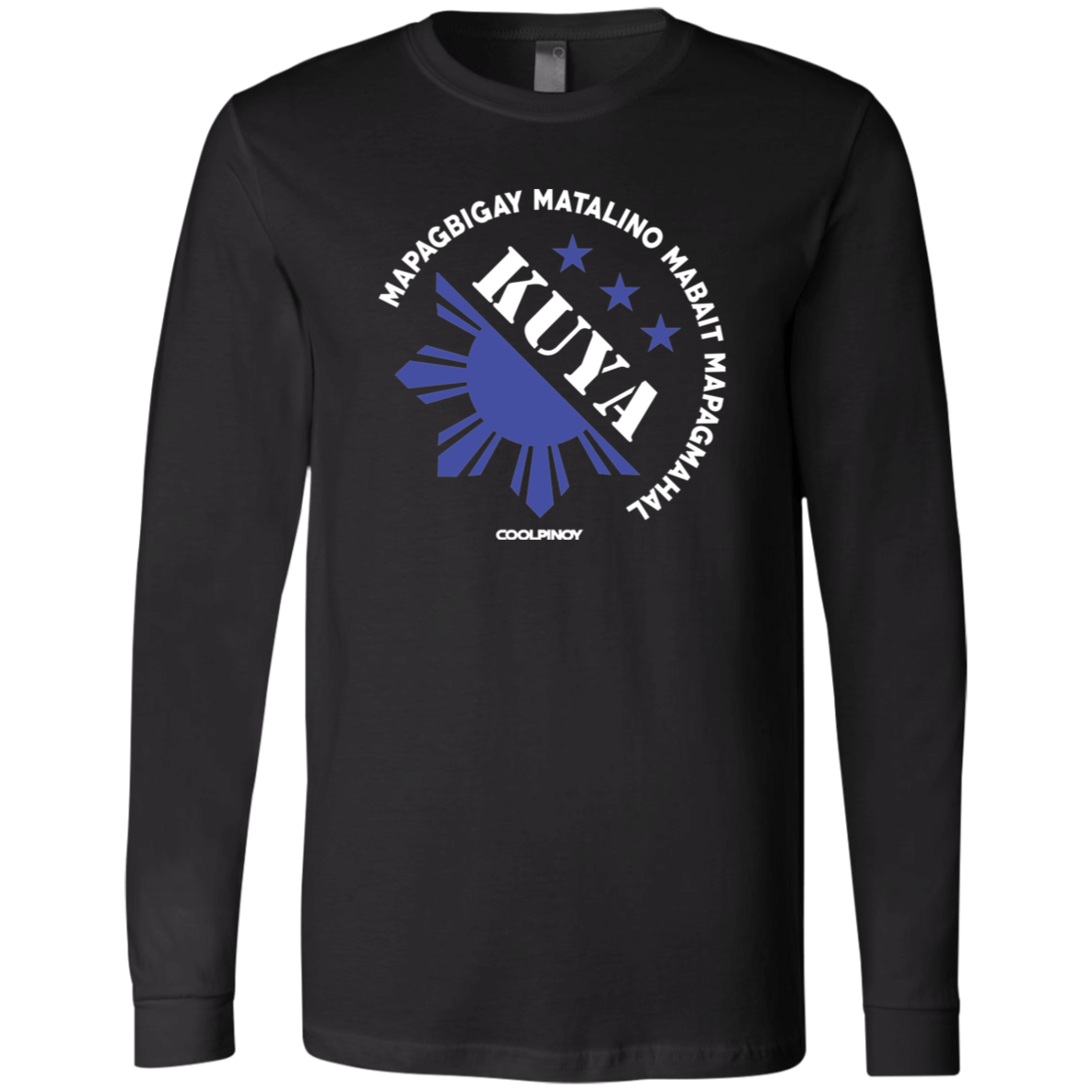 Matalino Mapagmahal Kuya Mens Jersey Long Sleeve T-Shirt