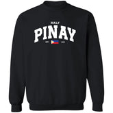 Half Pinay Unisex Crewneck Pullover Sweatshirt