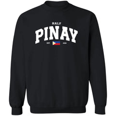 Half Pinay Unisex Crewneck Pullover Sweatshirt