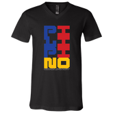 PI LI PI NO Unisex Jersey V-Neck T-Shirt