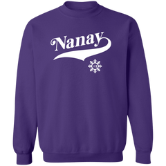 Number One Nanay Unisex Crewneck Pullover Sweatshirt