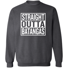 Straight Outta Batangas Unisex Crewneck Pullover Sweatshirt