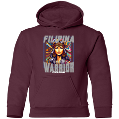 Filipina Warrior Beauty Youth Pullover Hoodie