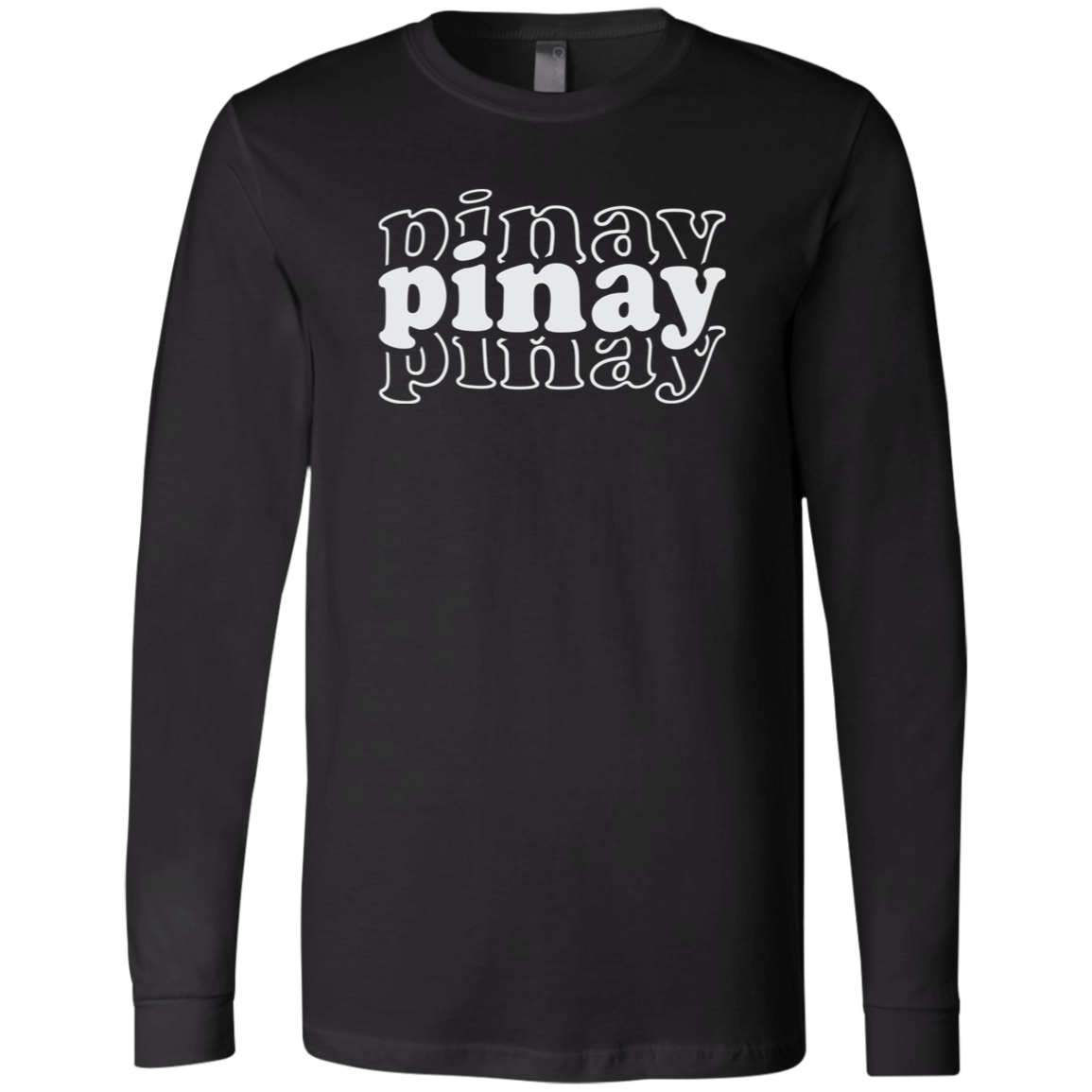 Pinay Triple Unisex Jersey Long Sleeve T-Shirt