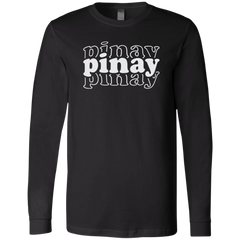 Pinay Triple Unisex Jersey Long Sleeve T-Shirt