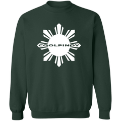 CoolPinoy Mid White Unisex Crewneck Pullover Sweatshirt