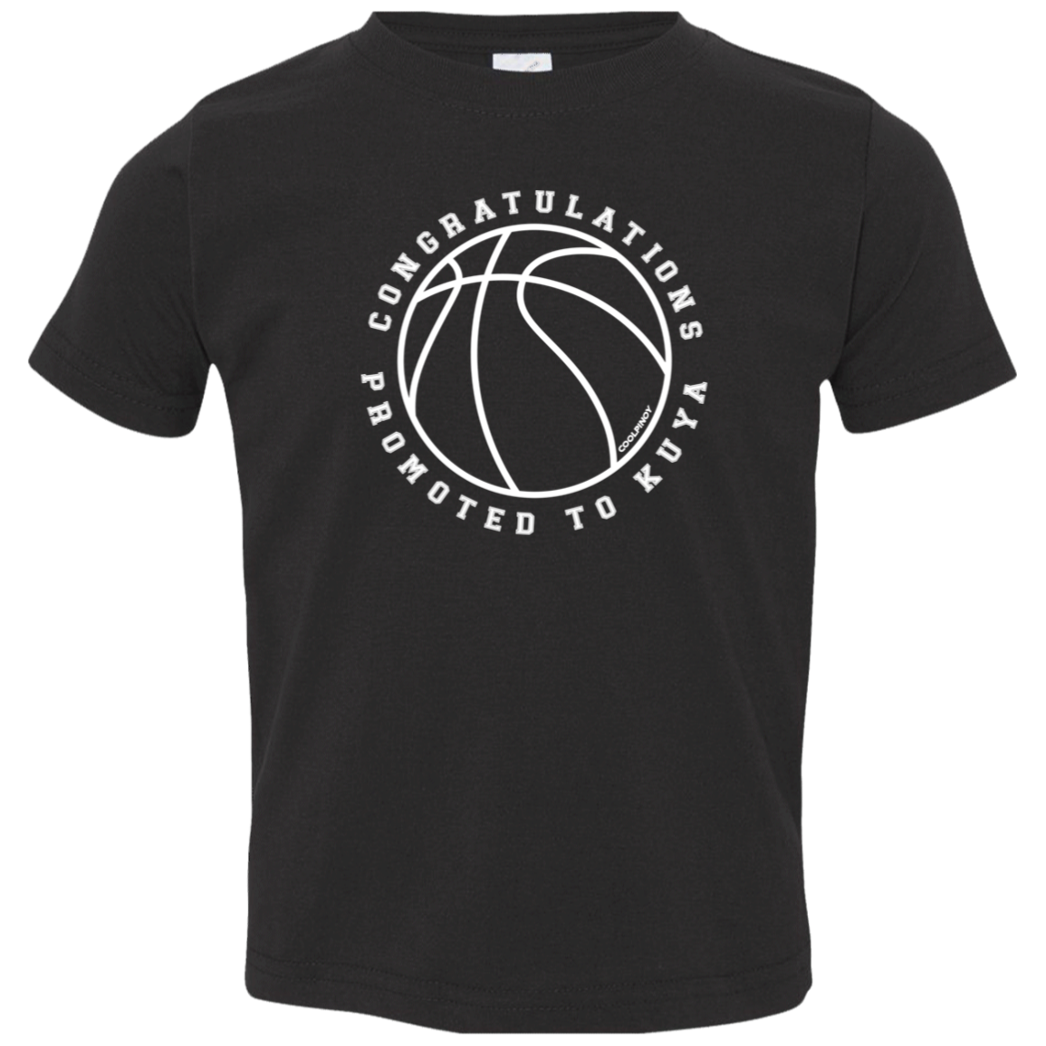 Congratulations Promoted To Kuya Toddler Jersey T-Shirt