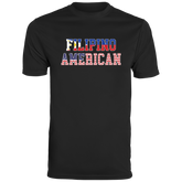 Filipino American Flags Moisture-Absorbing Shirt