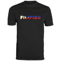 Filipino with Flag Embedded Moisture-Absorbing Shirt
