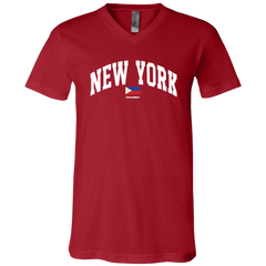 New York Unisex Jersey V-Neck T-Shirt