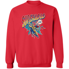 Super Lolo To The Rescue Unisex Crewneck Pullover Sweatshirt