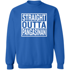 Straight Outta Pangasinan Unisex Crewneck Pullover Sweatshirt
