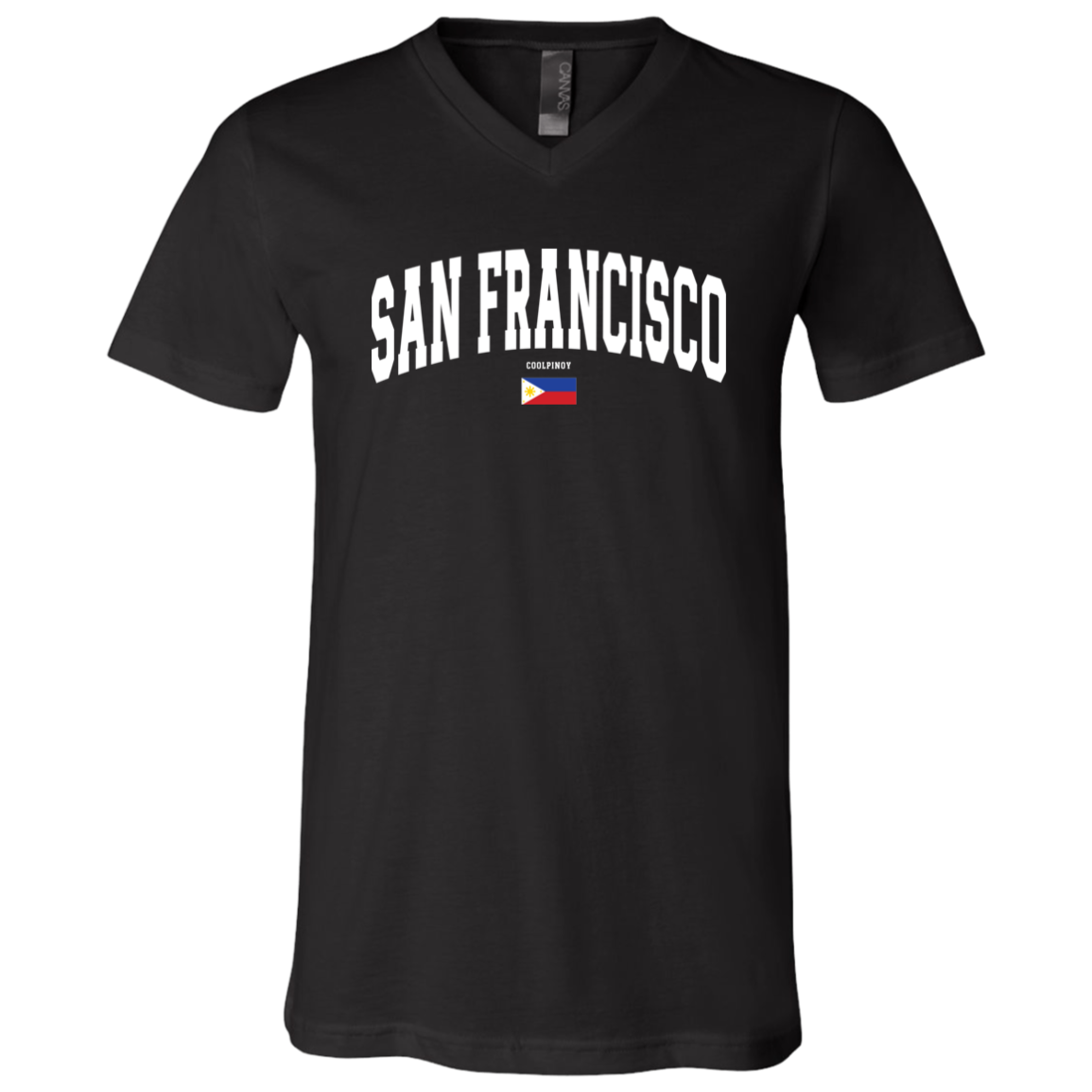 San Francisco Unisex Jersey V-Neck T-Shirt