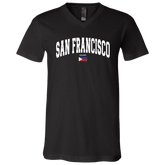 San Francisco Unisex Jersey V-Neck T-Shirt