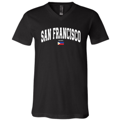 San Francisco Unisex Jersey V-Neck T-Shirt