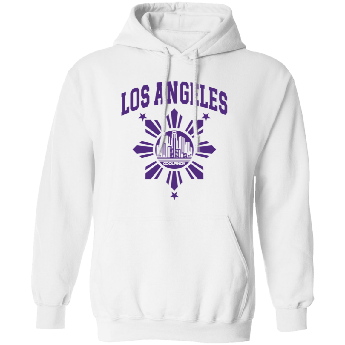 Los Angeles with Sun and Stars Unisex Pullover Hoodie