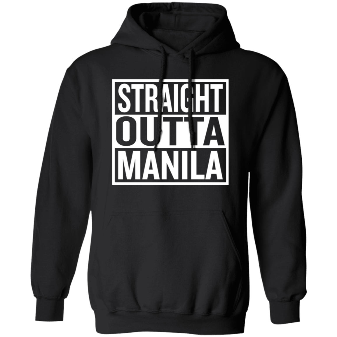Straight Outta Manila Unisex Pullover Hoodie