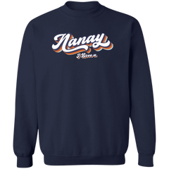 Nanay I Love U Unisex Crewneck Pullover Sweatshirt