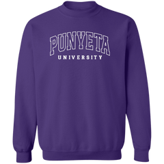 Punyeta University Unisex Crewneck Pullover Sweatshirt