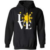 Love with Yellow Sun and Stars Unisex Pullover Hoodie