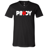 Pinoy Japan Flag Unisex Jersey V-Neck T-Shirt