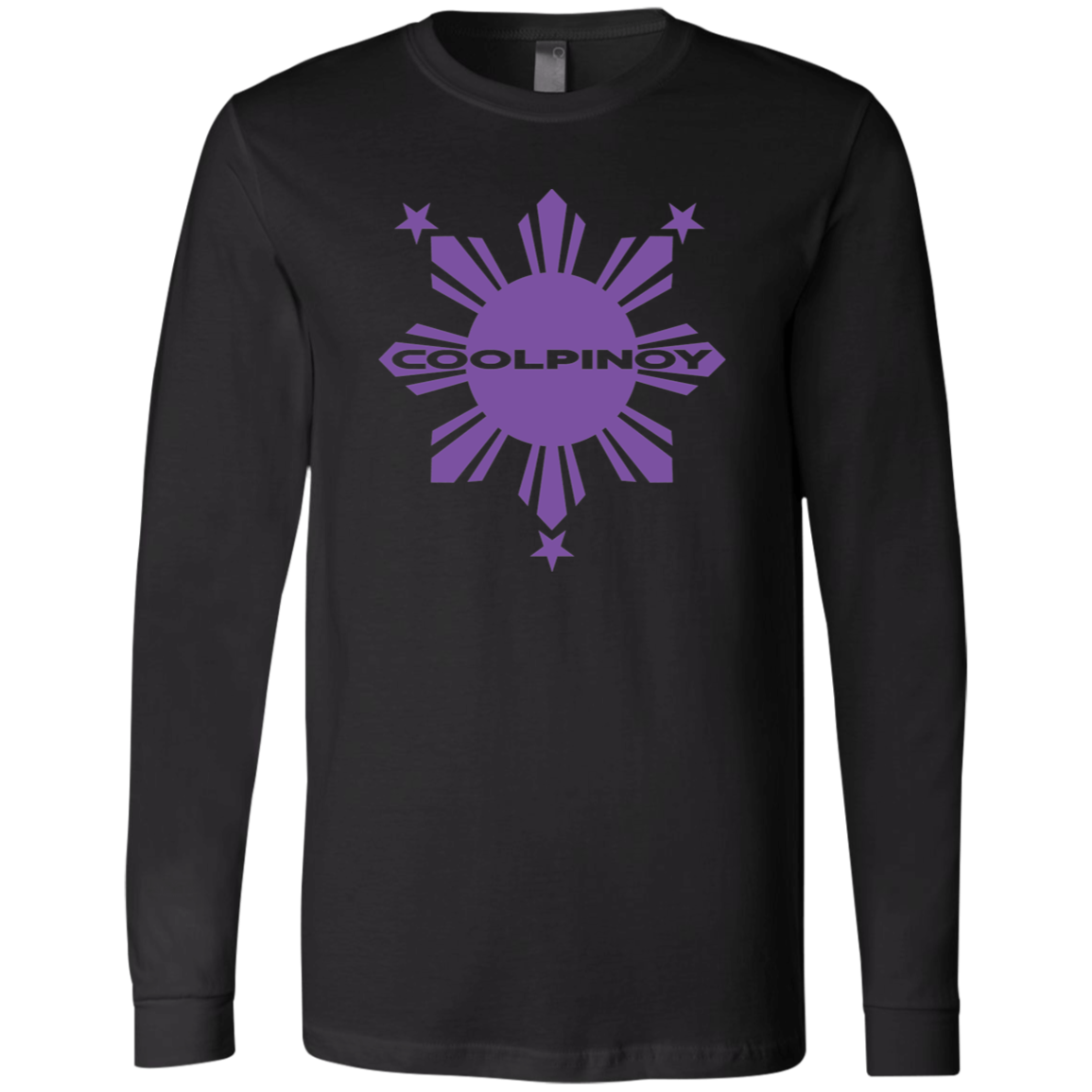 CoolPinoy Ube Unisex Jersey Long Sleeve T-Shirt