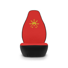 Philippine Sun and Stars Red Car Seat Covers