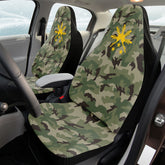 Camouflage Sun and Stars Car Seat Covers