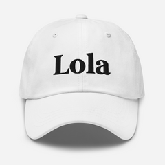 Lola Embroidered Filipino Dad hat