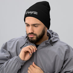 Punyeta Cursive Cuffed Beanie