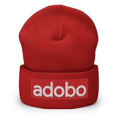 Adobo Red Cuffed Beanie