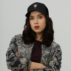 White Philippines Sun and Stars Embroidered Trucker Cap