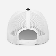 White Philippines Sun and Stars Embroidered Trucker Cap