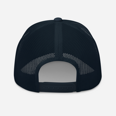 White Philippines Sun and Stars Embroidered Trucker Cap