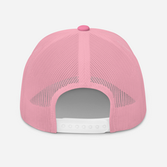 White Philippines Sun and Stars Embroidered Trucker Cap